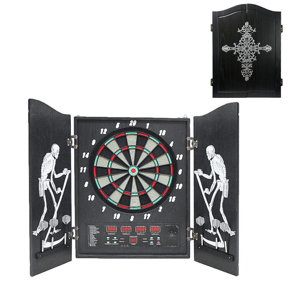 Produktbild von Cyeelife Elektronische Dartscheibe Mit Deutscher Sprachansage & LCD-Bildschirm - Inkl. 12 Pfeile & Zubehör