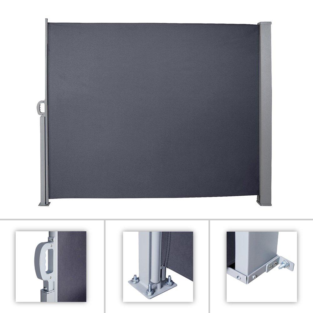 wolketon markise Wolketon Onlineshop Günstig Kaufen Seitenmarkise 160x300cm Grau  Sonnenschutz Sichtschutz