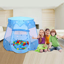 Hengda klappbar blau Zelt Kinderzelt mit 100 Bällen Navy Pop Up Faltbarer Ball Pool Cottage