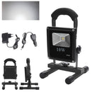 Wolketon Onlineshop Günstig Kaufen LED Werkstattlampen Akku Außen Strahler Baustrahler 10W Kaltweiß(Schwarz)