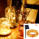 Wolketon Onlineshop Günstig Kaufen 100 LEDs Drahtlichterkette Lichterkette Solar Lichterkette Warmweiß Wasserdichte