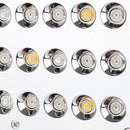 Wolketon Onlineshop Günstig Kaufen 10x Runde LED Panel Farbwechsel 3 in 1 Einbauleuchte Deckenstrahler