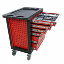 Wolketon Onlineshop Günstig Kaufen 6 mit Schubladen Werkzeugwagen Rollwagen Werkzeug Werkzeug gefüllt kugelgelagert