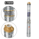 Wolketon Onlineshop Günstig Kaufen Tiefbrunnenpumpe 0.75 kW Sandverträglich Brunnenpumpe Tauchpumpe Schaltautomatik