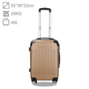 Tolletour 4 Rollen Trolley M-L-XL Handgepäck Hartschalenkoffer