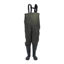 Wolketon Onlineshop Günstig Kaufen Wathose AngelnHosen Wasserdicht Fischer Teichhose Gummi mit Stiefel Gr.40/41