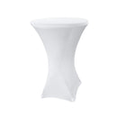 Wolketon Onlineshop Günstig Kaufen Weiß Stretchhusse für Bistrotisch/Stehtisch Größe:Ø 60-110 cm