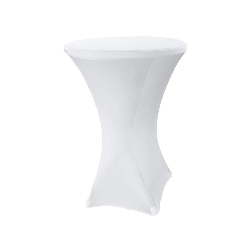 Wolketon Onlineshop Günstig Kaufen Weiß Stretchhusse für Bistrotisch/Stehtisch Größe:Ø 80-110 cm