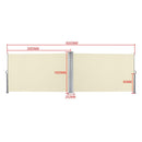 hengda-seitenmarkise-160x600cm-beige-sonnenschutz-sichtschutz