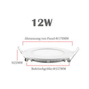 Wolketon Onlineshop Günstig Kaufen 10x Runde LED Panel Farbwechsel 3 in 1 Einbauleuchte Deckenstrahler