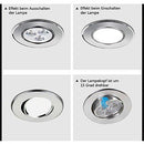 Wolketon Onlineshop Günstig Kaufen 10x Runde LED Panel Farbwechsel 3 in 1 Einbauleuchte Deckenstrahler