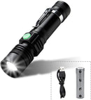 Wolketon Onlineshop Günstig Kaufen USB Aufladbar LED Taschenlampen Extrem Hell Wasserdicht Flashlight mit 4 Modi(Inklusive 18650 Batterie)