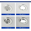 Wolketon Onlineshop Günstig Kaufen 10x Runde LED Panel Farbwechsel 3 in 1 Einbauleuchte Deckenstrahler