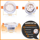 Wolketon Onlineshop Günstig Kaufen 10x Runde LED Panel Farbwechsel 3 in 1 Einbauleuchte Deckenstrahler