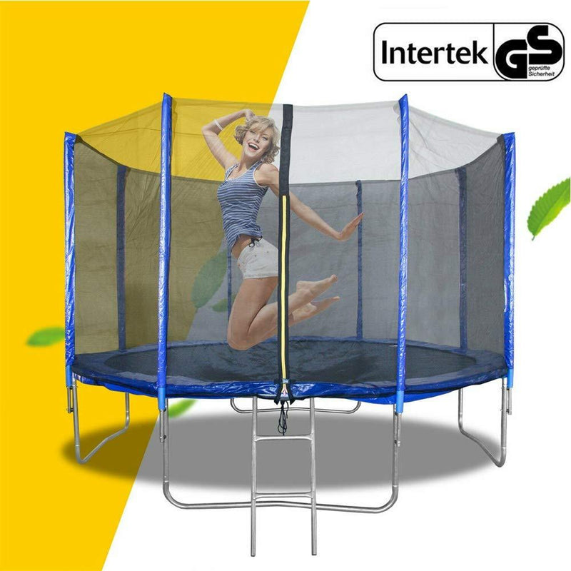 Wolketon Onlineshop Günstig Kaufen 427cm Gartentrampolin Sporttrampolin mit Leiter