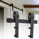 Wolketon Onlineshop Günstig Kaufen Schiebetürbeschlag set Schiebetürsystem Schiebetür Montageset inklusive Laufschiene (200CM, Rechteckig)