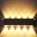 Wolketon Onlineshop Günstig Kaufen 10W Warmweiß LED Wandleuchte Modern Wandlampe