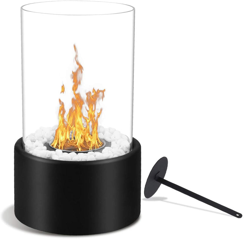 Wolketon Onlineshop Günstig Kaufen Tischkamin mit Löschstempel und Dekosteinen Edler Dekofeuer Tischfeuer