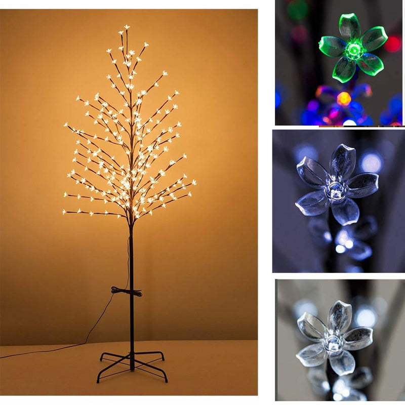 Wolketon Onlineshop Günstig Kaufen LED Kirschblütenbaum 220cm | Warmweiß | 220 LED Weihnachtsdekoration Lichterbaum IP44