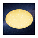 16W Warmweiß Runde LED-Deckenleuchte mit Starlight-Effekt Vingo