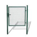 Wolketon Onlineshop Günstig Kaufen 100 x 100cm Grün Gartentür, Gartentor, Hoftor, Zaun Inkl. Schloss Tür, Tor Zauntor, Zauntür, Gartenzaun