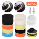 Wolketon Onlineshop Günstig Kaufen Polierschwamm Auto Set, 22 Stück Polierset mit Wollpolster