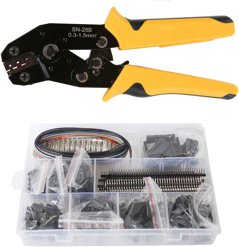 Wolketon Onlineshop Günstig Kaufen Crimpzange Kabelschuhe Set 1550 Stk. für 0,1-1 mm²