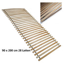 Wolketon Onlineshop Günstig Kaufen Lattenrost, Rollrost Rahmenlos 90x200cm, mit 28 Latten, Holzlatten Birke