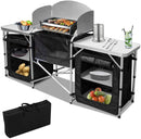 Wolketon Onlineshop Günstig Kaufen Campingküche mit Aluminiumgestell, Spritzschutz und Tragetasche