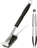 Wolketon Onlineshop Günstig Kaufen Edelstahl Grillzange und Draht Grillbürste Set