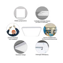 Eckige 24W LED Deckenleuchte Starlight Effekt (Kaltweiß/Warmweiß/Farbwechsel/Dimmbar)