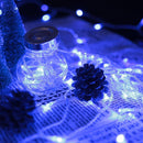 Wolketon Onlineshop Günstig Kaufen 20M 200 LED Blau Lichterketten 31V Weihnachtslichterkette Christbaumschmuck Wasserdicht 8 Modi