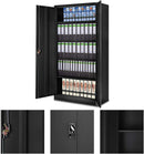 Wolketon Onlineshop Günstig Kaufen Aktenschrank Büroschrank Metallschrank Mit 2 Türen Flügeltüren Abschließbar, Pulverbeschichtet, 180 * 90 * 40cm