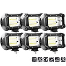 Wolketon Onlineshop Günstig Kaufen 6 x 72W LED Arbeitsscheinwerfer Zusatzscheinwerfer 12V Auto Flutlicht Spotlight