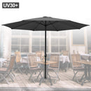 Wolketon Onlineshop Günstig Kaufen 3.5m Grau Sonnenschirm Höhenverstellbare Gartenschirm Marktschirm