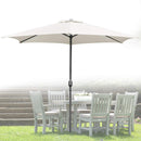 Wolketon Onlineshop Günstig Kaufen 3.0m Beige Sonnenschirm Höhenverstellbare Gartenschirm Marktschirm