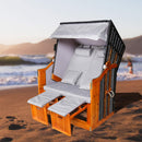 Wolketon Onlineshop Günstig Kaufen Sonnenliegen Strandkörbe Streifen XXL UV-beständiges