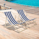 Wolketon Onlineshop Günstig Kaufen Holzliegestuhl klappbar für den Garten, Terrasse und Balkon 120kg max.