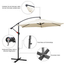 Wolketon Sonnenschirm Ampelschirm 3.0M/3.5M mit/ohne LED