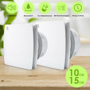 Wolketon Badlüfter mit Feuchtigkeitssensor und Timer / Nachlauf