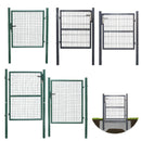 Wolketon Gartentür Zaun Verzinkt Stahlrohr Zäune Tür 100/125/160 cm