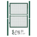 Wolketon Gartentür Zaun Verzinkt Stahlrohr Zäune Tür 100/125/160 cm