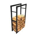 Wolketon Kaminholzregal Metall Kaminholzständer 100*40*25CM