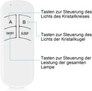 Wolketon LED Kristall Deckenleuchte Hängeleuchte 88w dimmbar