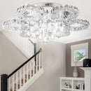 Wolketon LED Kristall Deckenleuchte Hängeleuchte 88w dimmbar