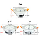 Wolketon 3W/5W/7W LED Einbaustrahler Deckenstrahler Set