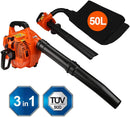 Wolketon Benzin Laubsauger 50L 3in1 Funktion Laubbläser