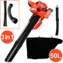 Wolketon Benzin Laubsauger 50L 3in1 Funktion Laubbläser