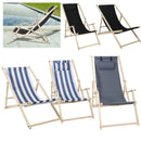 Wolketon Gartenliege Liegestuhl Holzliege Klappbar