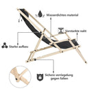 Wolketon Gartenliege Liegestuhl Holzliege Klappbar
